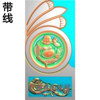 佛抱鼓精雕图(MBBG-1028)