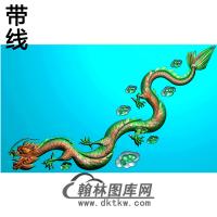 龙抱鼓精雕图（MBBG-1034）