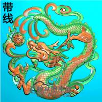 龙抱鼓精雕图 （MBBG-1069）