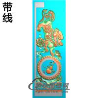 八宝抱鼓精雕图 （MBBG-1098）