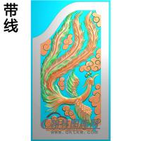 凤抱鼓精雕图（MBBG-1124）