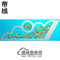 洋花抱鼓精雕图（MBBG-1149）