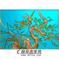 梅花精雕图（MBSC-2474）