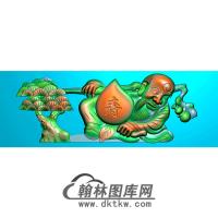 寿星精雕图（MBSC-2495）