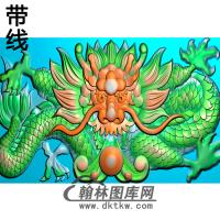 龙横梁精雕图 （MBHL-1202）