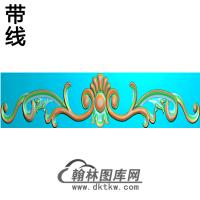 洋花横梁精雕图 （MBHL-1217）