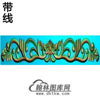 洋花横梁精雕图（MBHL-1224）