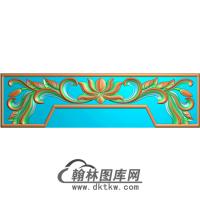 洋花横梁精雕图（MBHL-1259）
