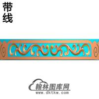 洋花横梁精雕图（MBHL-1260）