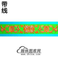 洋花横梁精雕图   （MBHL-1269）