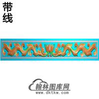洋花横梁精雕图 （MBHL-1270）
