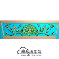 牡丹横梁精雕图 （MBHL-1283）