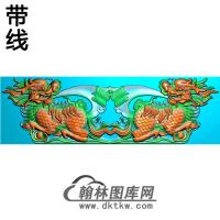 狮子横梁精雕图（MBHL-1317）