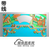 人物横梁精雕图（MBHL-1348）