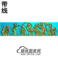 八仙横梁精雕图 （MBHL-1364）