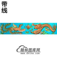 龙凤横梁精雕图（MBHL-1383）