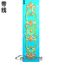 欧式精雕图杨花专区 长方形洋花带线精雕图(OSJD-0104)