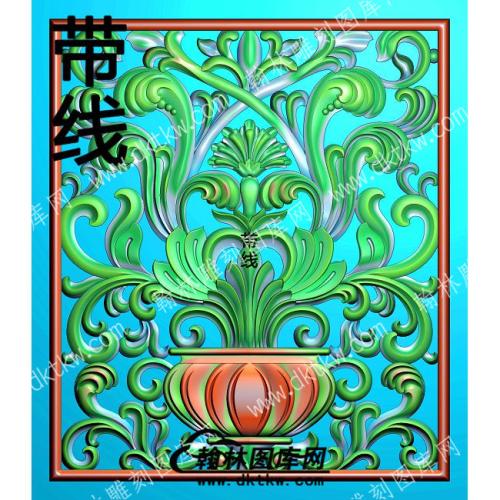 欧式精雕图洋花  方洋花(OSJD-0106)