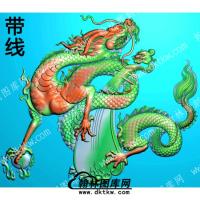 龙凤专区 龙2带线精雕图(ZSJD-0118)