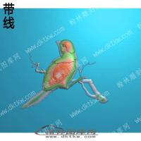植物花鸟  鸟喜上树梢(ZSJD-0130)