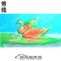 植物花鸟 鸭子(ZSJD-0132)
