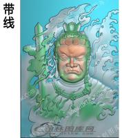 中式精雕图 人物专区 刹佛 明王带线(ZSJD-0139)