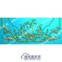 中式洋花菠萝花精雕图（SCYH-001）