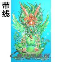 铜钱龙精雕图（ZSLF-073）