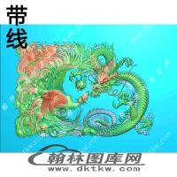 中式龙凤精雕图（ZSLF-075）