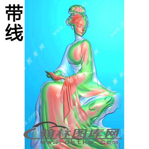 中式仕女精雕图（ZSRW-187）