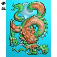 玉雕龙精雕图(GJL-021)