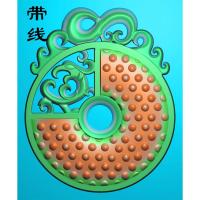 圆镂空仿古凤精雕图 (GJF-001)