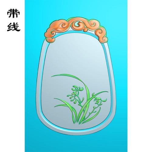 兰花精雕图(GGL-007)