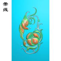 荷花鸟精雕图(HLN-047)