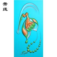 莲花佛珠精雕图(HLN-050)