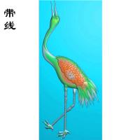 松鹤仙鹤精雕图(GJH-007)
