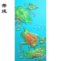 仙鹤松鹤精雕图(GJH-016)