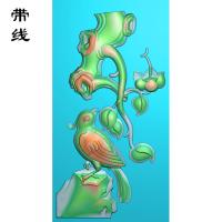 花鸟精雕图(QHN-013)