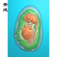金鱼精雕图(GJY-013)
