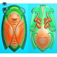 金蝉知了精雕图(GJC-006)