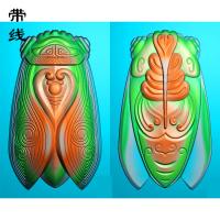金蝉知了精雕图(GJC-008)