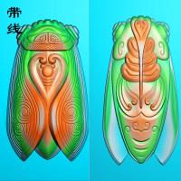 金蝉知了精雕图(GJC-016)