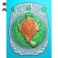 腰缠万贯蟾蜍金蟾精雕图(JC-007)