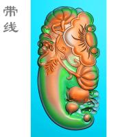 吉祥如意蝙蝠精雕图(BF-012)