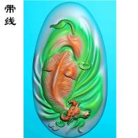 牛精雕图(GN-006）