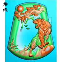 老虎精雕图(GH-017)