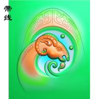 仿古羊精雕图(GY-019)