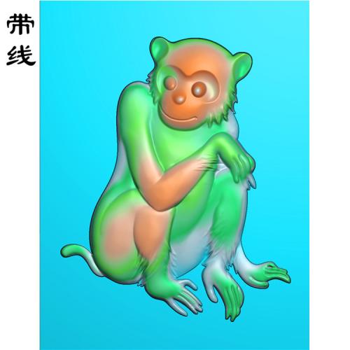 猴子精雕图(GHZ-014)
