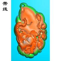 大象精雕图(GX-004)