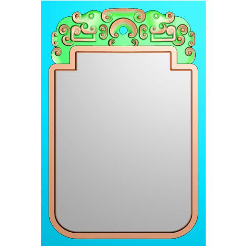 仿古牌头无事牌精雕图(WSP-136)